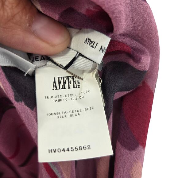 MOSCHINO CHEAP AND CHIC SZ 8 Y2K SILK ABSTRACT DRAPPED SLEEVELESS MIDI DRESS - Picture 5 of 11